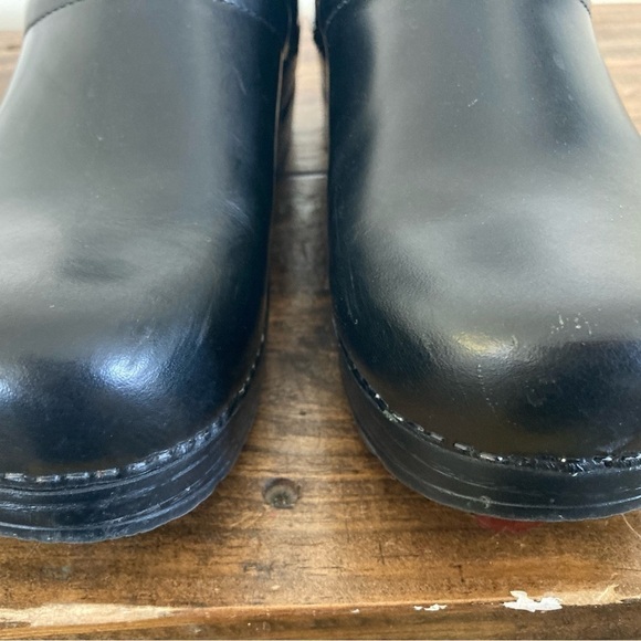 Dansko black leather professional nurses clogs shoes size EU 38 - Picture 11 of 11